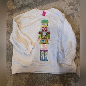 Queen Of Sparkles Nutcracker Sweatshirt-NWT